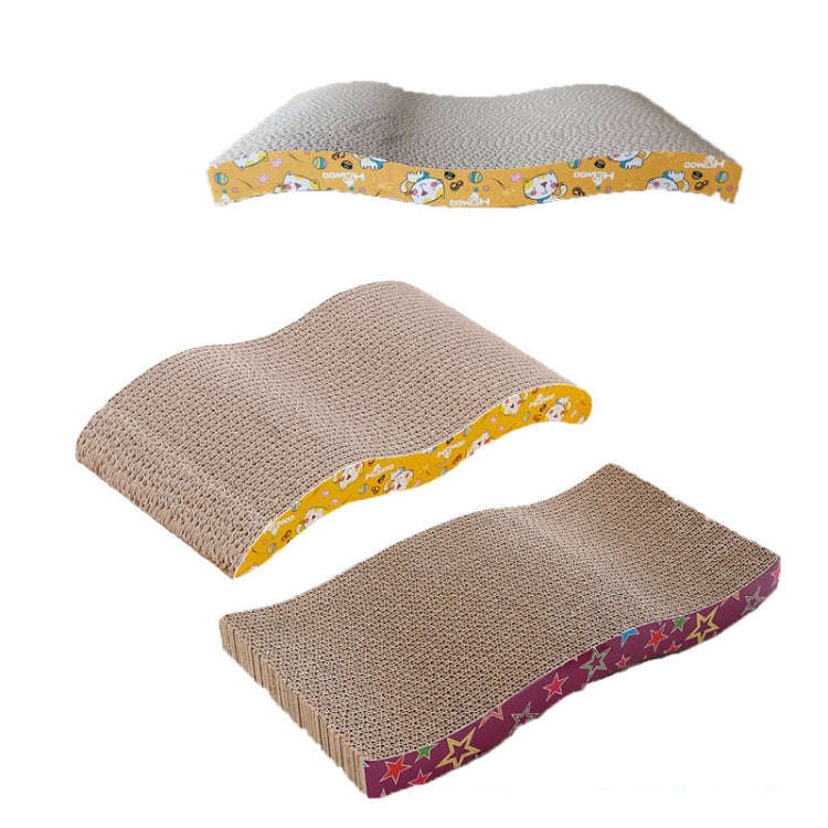 M Corrugated Cat Scratching Board Fun Cat Sharpening Board Color Random Delivery