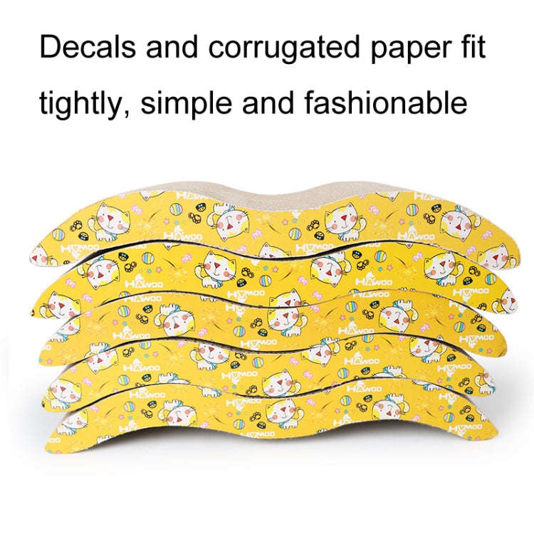 M Corrugated Cat Scratching Board Fun Cat Sharpening Board Color Random Delivery