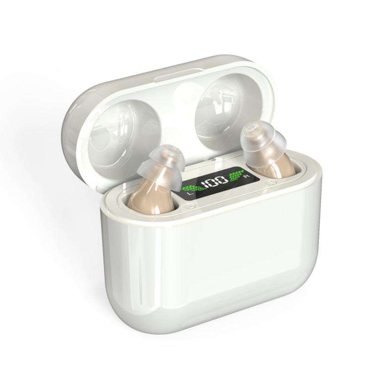 GM-912 Digital Hearing Aid Sound Amplifier With Digital Display Charging Compartment(Skin Color)