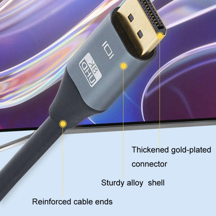 DP1.4 Version 8K DisplayPort Male to Male Electric Graphics Card HD Cable, Length: 1m