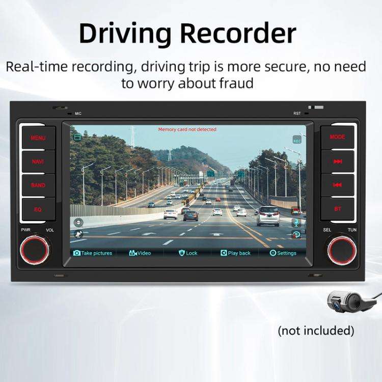 For Volkswagen Touareg 7 Inch GPS Navigation WIFI Car MP5, Memory: 1+32G