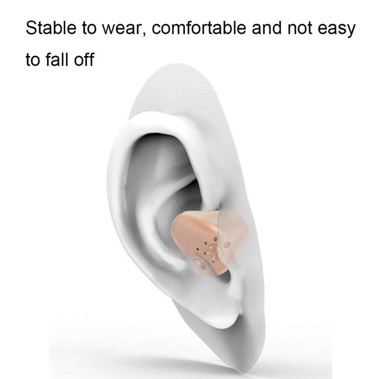 K-88 Wireless Elderly Sound Amplifier Sound Collector Mini Charging Hearing Aids, Plug: US Plug