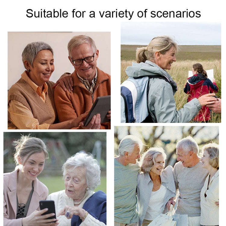 K-88 Wireless Elderly Sound Amplifier Sound Collector Mini Charging Hearing Aids, Plug: US Plug