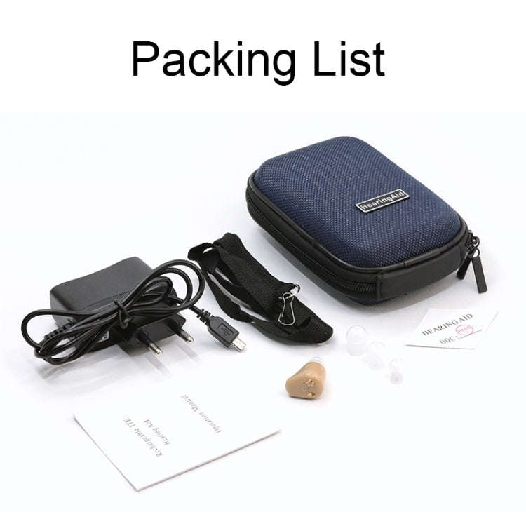 K-88 Wireless Elderly Sound Amplifier Sound Collector Mini Charging Hearing Aids, Plug: US Plug
