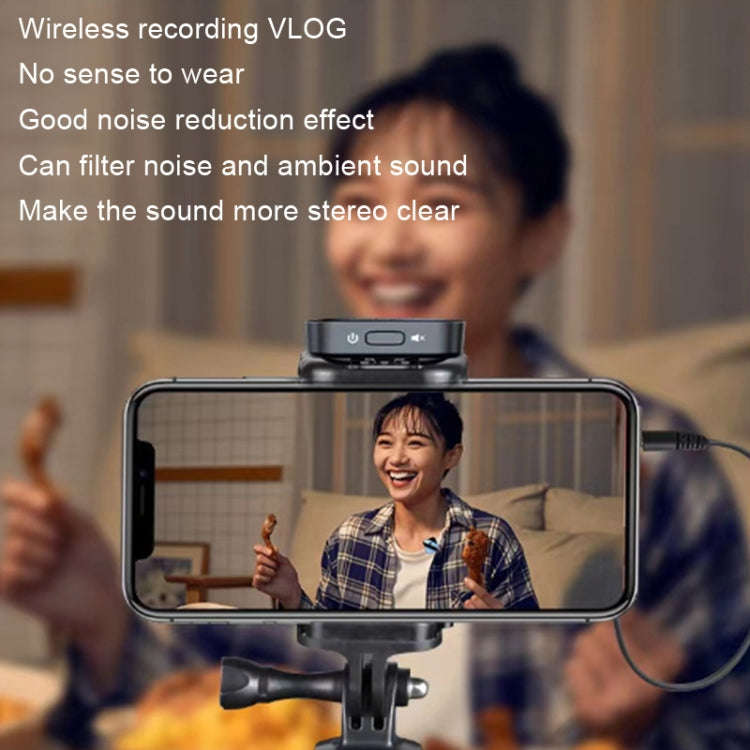 M18 Wireless Microphone Collar Clip Recording Equipment, Style: 1 In 1 8Pin