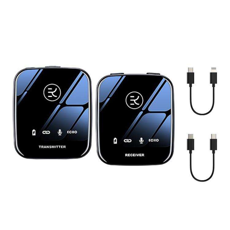 M18 Wireless Microphone Collar Clip Recording Equipment, Style: 1 In 1 Type-C+8Pin
