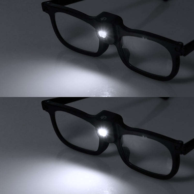 Glasses-Type Painting and Reading Magnifying Glass with 2LED Lights, Specification: 19156-3A