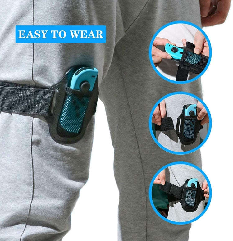 For Switch Joycon Ring Leg Strap  Adjustable Elastic Band