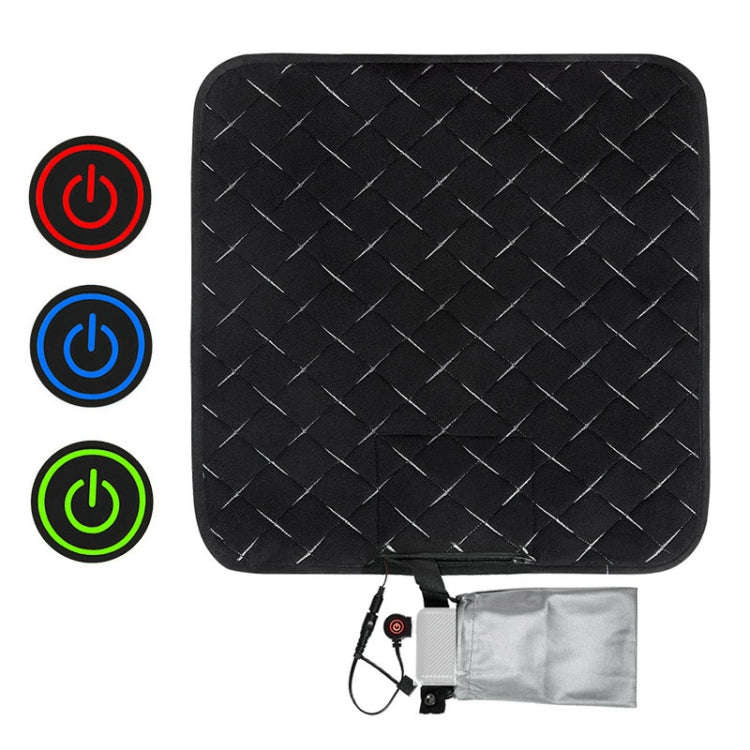USB Charging Intelligent Thermostatic Heating Cushion(Black)