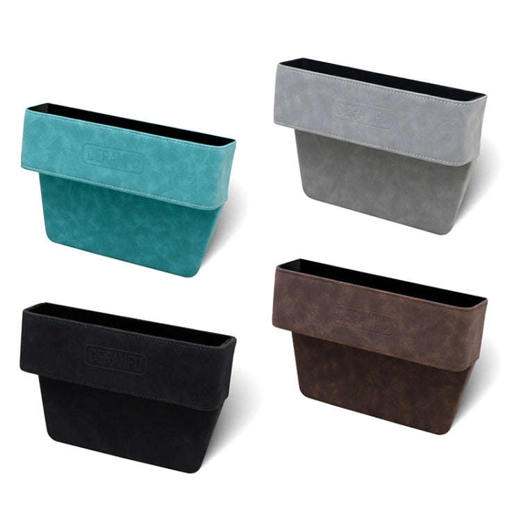 DE RAN FU Car Seat Storage Box Cup Holder Fur Citrine Phone Sundry Storage Box(Brown)