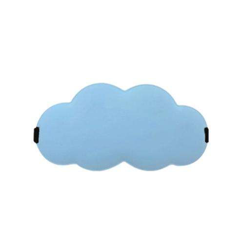 3D Cloud Eye Mask Ice Silk Slow Rebound Memory Foam Sleep Comfort Eye Mask(Blue)