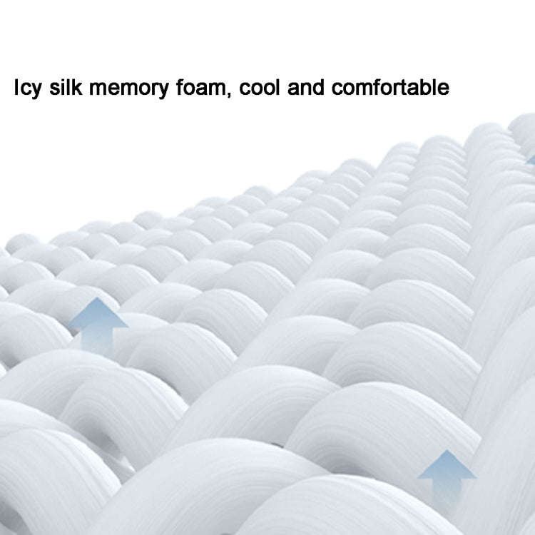 3D Cloud Eye Mask Ice Silk Slow Rebound Memory Foam Sleep Comfort Eye Mask(Black)