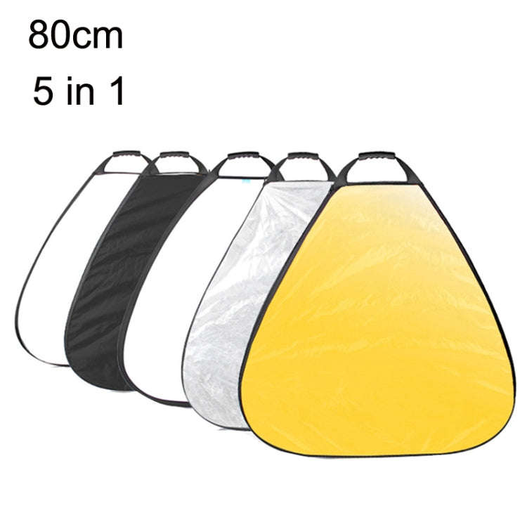 Selens  5 In 1 (Gold / Silver  / White / Black / Soft Light) Folding Reflector Board, Size: 80cm ...