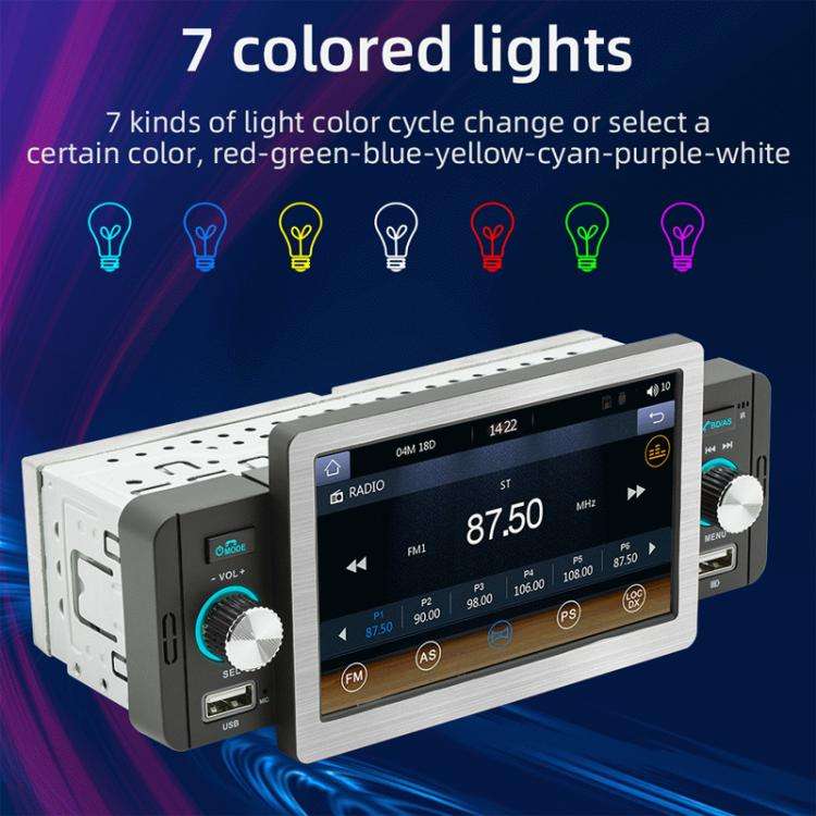 5 inch Bluetooth AUX Mobile Phone Interconnection USB Interface Car MP5(158C)