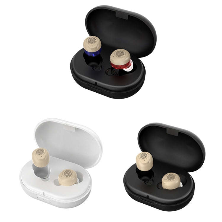 GM-902 Wireless Magnetic Charging Hearing Aids Elderly Sound Amplifier(Red Blue+Black)