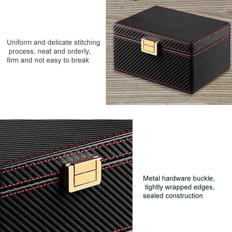 RFID Signal Shielding Box Car Key Anti-demagnetization Cell Phone Box(Carbon Fiber)