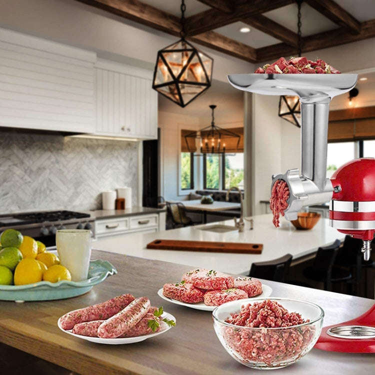 For KitchenAid Porking Enemy Accessories Dough Maker Grinder Meat Universal Set, Color: White