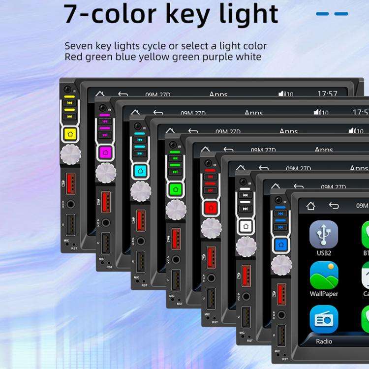 7 Inch Wireless CarPlay Mobile Phone Interconnection Car MP5(FS06W)
