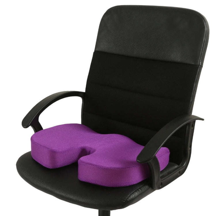 Office Gel Cushion Beauty Buttocks Anti-hemorrhoid Cushion(Mesh Fabric Purple)