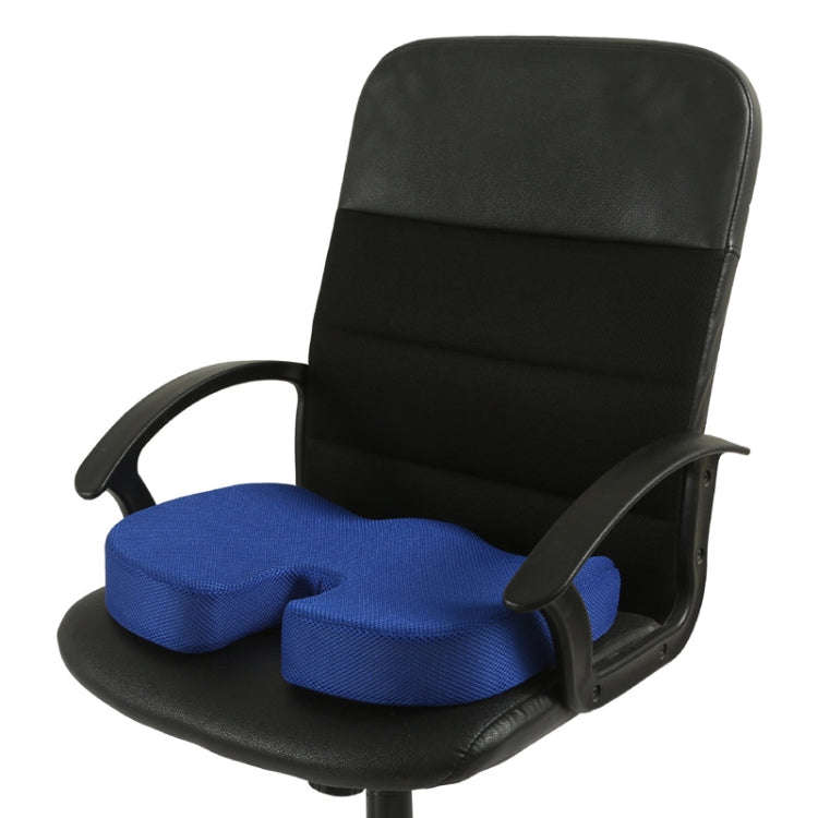 Office Gel Cushion Beauty Buttocks Anti-hemorrhoid Cushion(Mesh Fabric Blue)