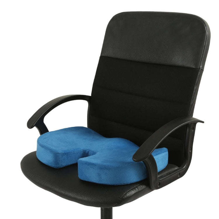 Office Gel Cushion Beauty Buttocks Anti-hemorrhoid Cushion(Super Soft Cloth Blue)