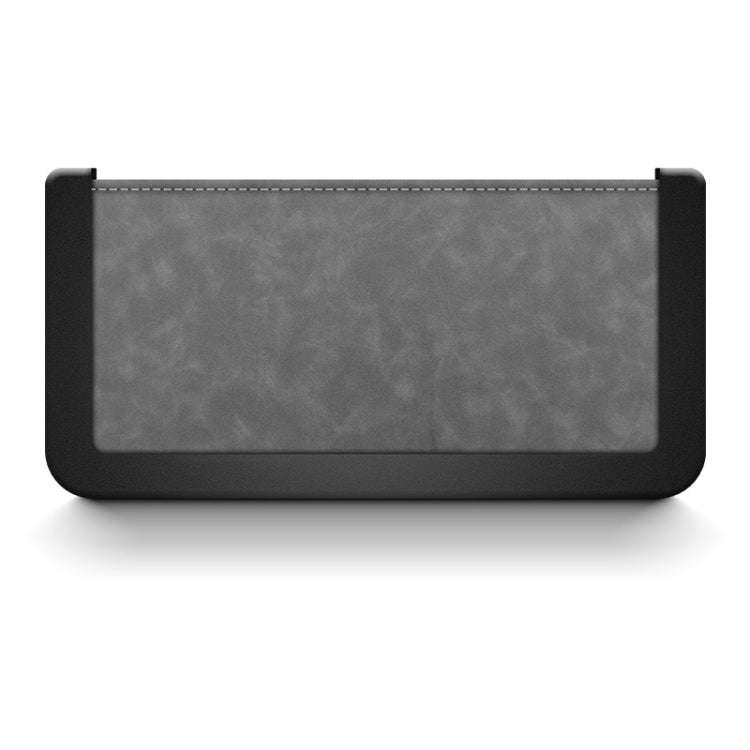 DE RAN FU Car Phone Storage Box Self-adhesive Rolling Pyebata Storage Bag(Grey)