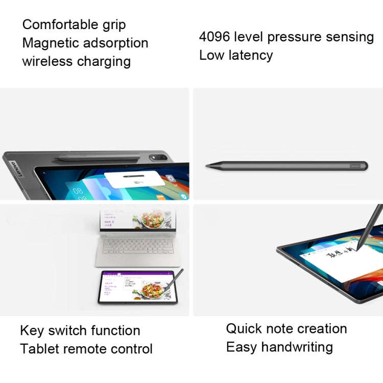 For Xiaoxin Pad Pro 12.6 inch/2022 2 Generation Original Lenovo Stylus(Black)