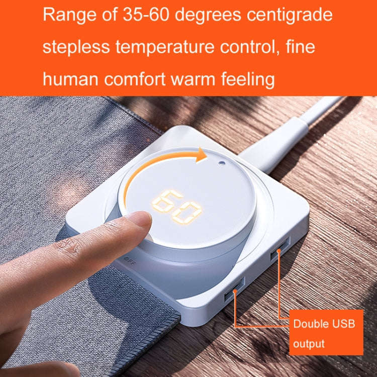 Joyroom JR-CY335 220V Smart Office Desktop Heating Thermostatic Mouse Pad, US Plug, Size: 80x32cm...