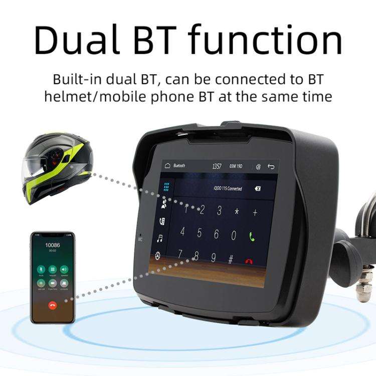 5.0 Inch Dual-Bluetooth Motorcycle Portable MP5(B5352)