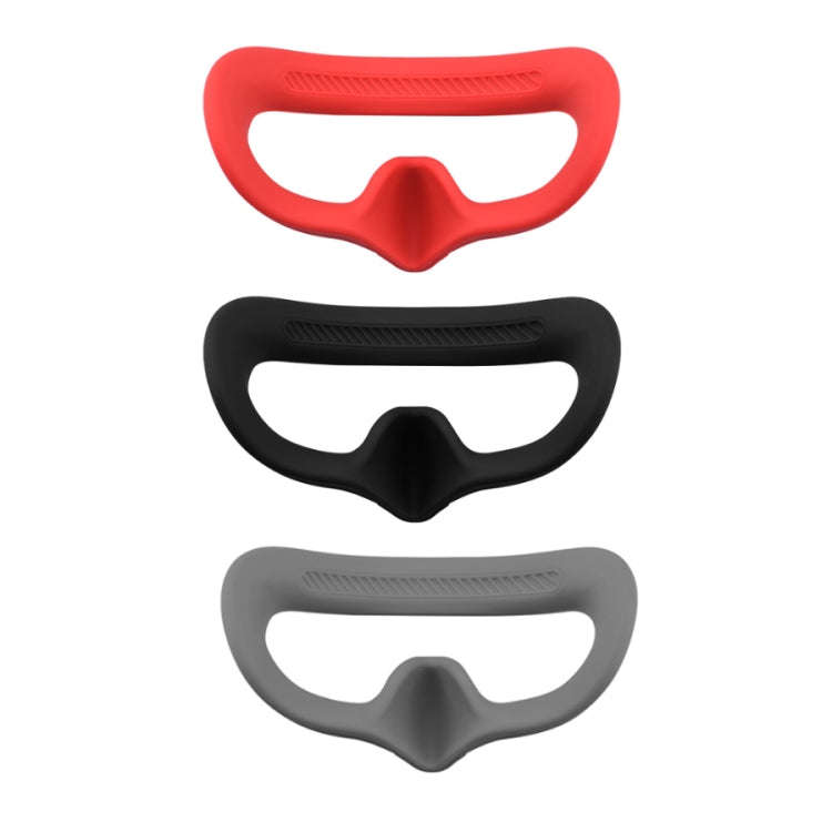 For DJI Avata Goggles 2 Eye Pad Silicone Protective Cover(Black)