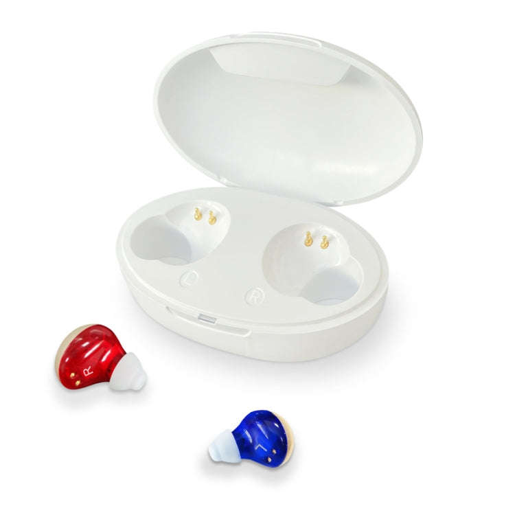 Z-300 TWS Rechargeable Sound Amplifier Deaf Hearing Aids(Red Blue)