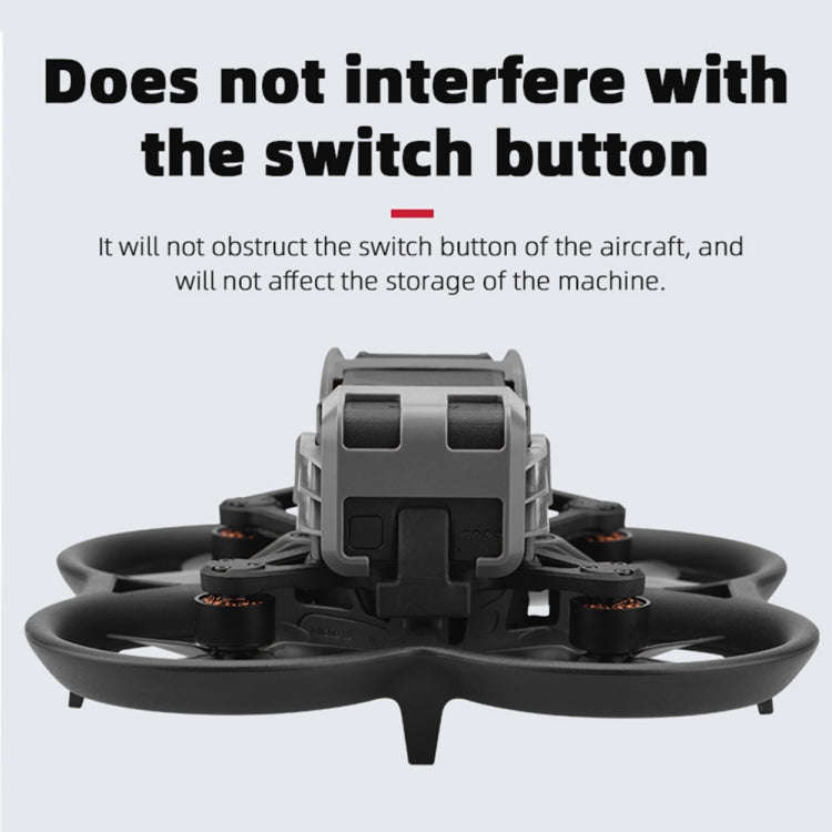 For DJI Avata Battery Anti-release Buckle Wear-resistant Battery Protection Buckle(Grey)