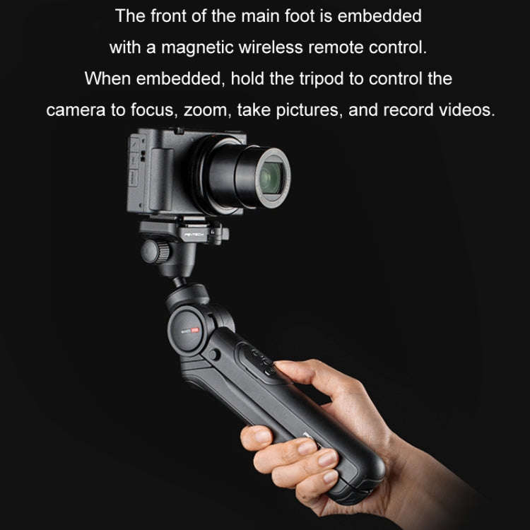PGYTECH Camera Mobile Phone Desktop Pan Tilt Handheld Tripod, Specification: Remote Control Set