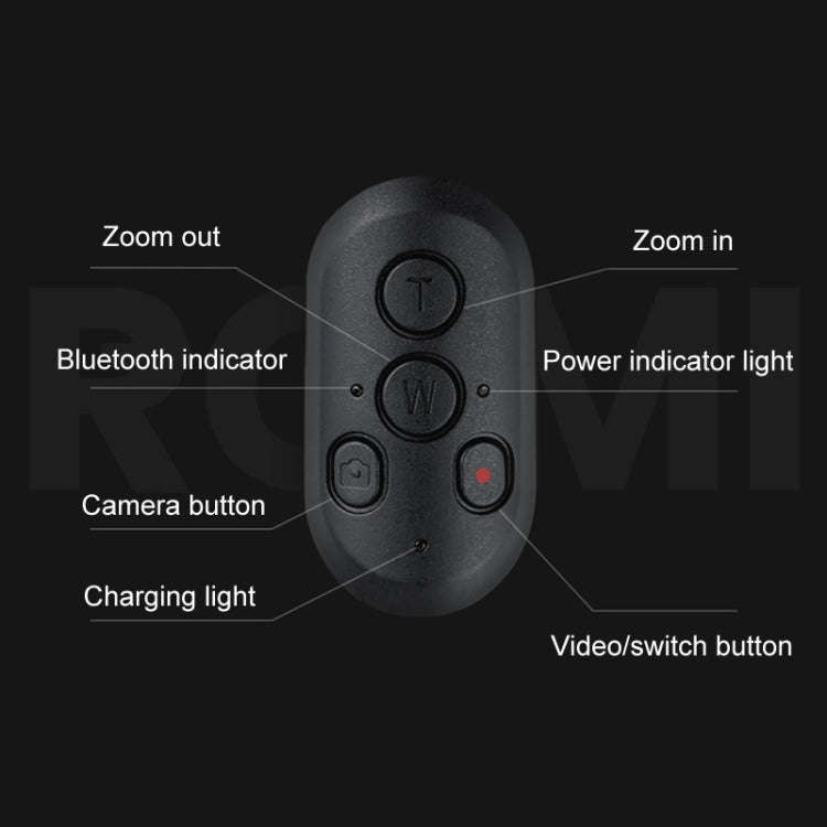 PGYTECH Camera Mobile Phone Desktop Pan Tilt Handheld Tripod, Specification: Remote Control Set