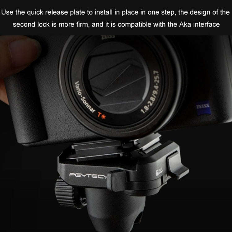 PGYTECH Camera Mobile Phone Desktop Pan Tilt Handheld Tripod, Specification: Remote Control Set