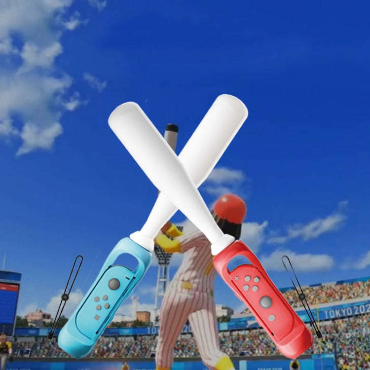 For Nintendo Switch OLED IPLAY HBS-363 Baseball Grip Assembly Gamepad Game Accessories(Red Blue)