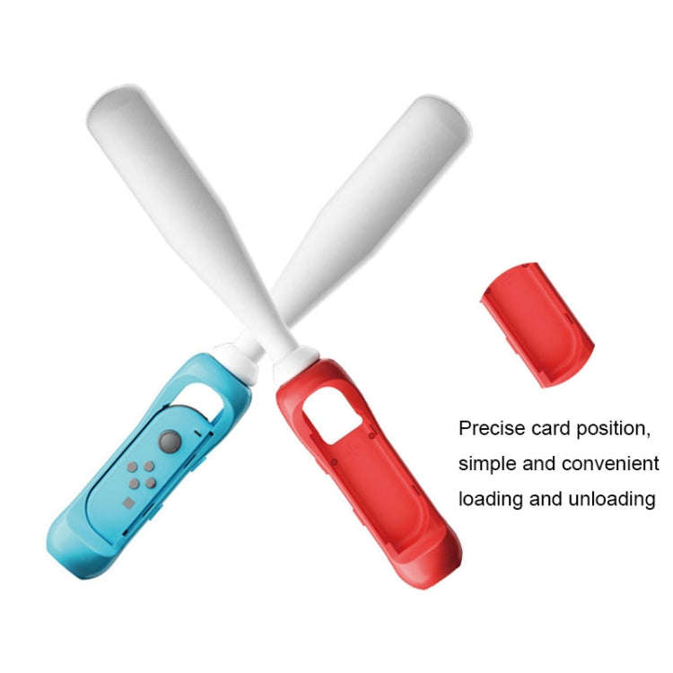 For Nintendo Switch OLED IPLAY HBS-363 Baseball Grip Assembly Gamepad Game Accessories(Red Blue)