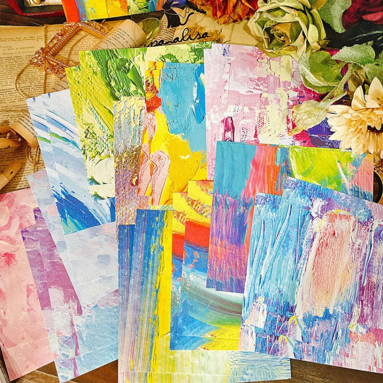 24sheets /Set 6 inch DIY Album Scrapbook Paper Handbook Material Paper Pigment Background Paper