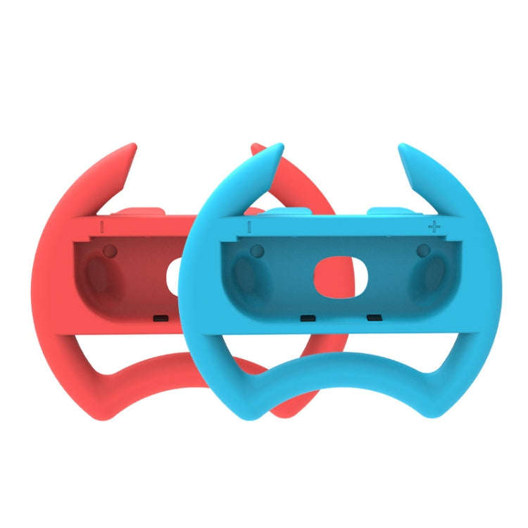 For Nintendo Switch IPLAY HBS-412 Gamepad Steering Wheel Gamepad Accessories(Red Blue)