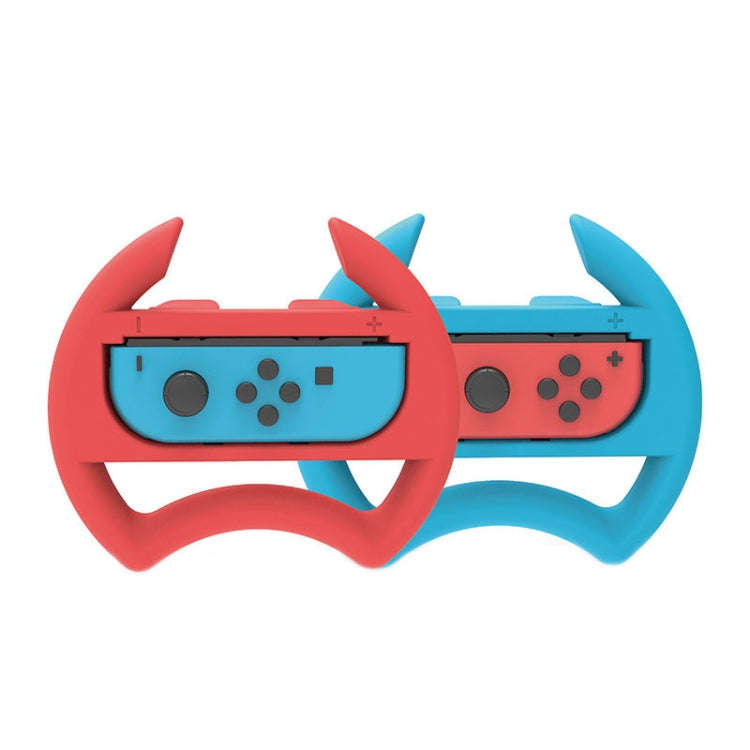 For Nintendo Switch IPLAY HBS-412 Gamepad Steering Wheel Gamepad Accessories(Red Blue)