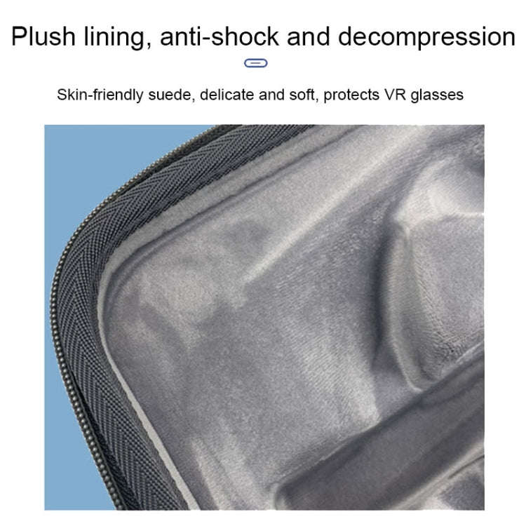 For Pico 4 HBV-494 EVA Anti-shock and Drop-proof VR Glasses Storage Bag(Grey)