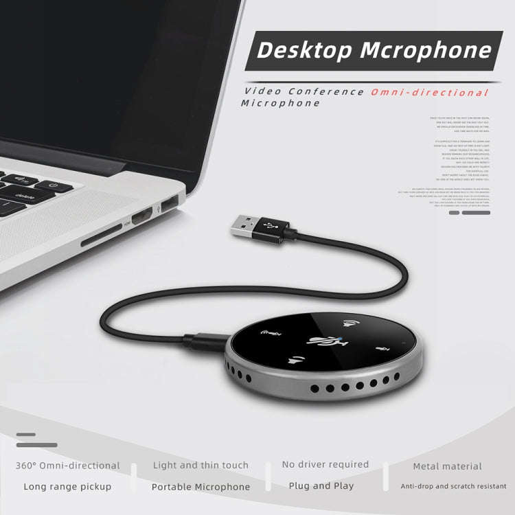 Q5 Video Conferencing Noise Canceling Desktop Audio Microphone(High-end Version)