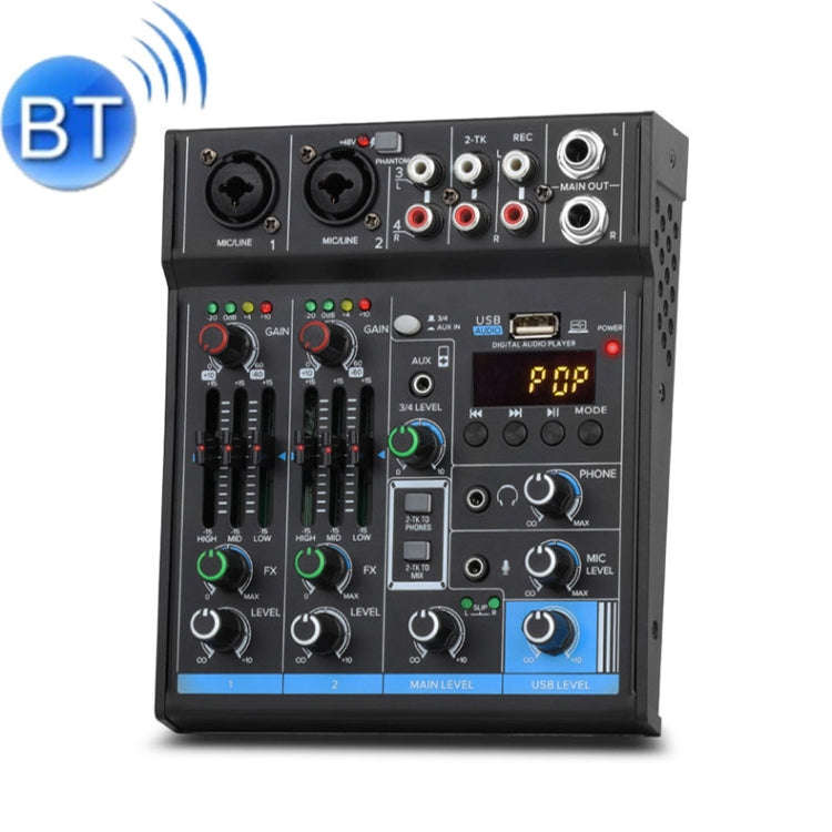 USB Balanced 4-ways Home Computer Recording Bluetooth Sound Card(M4)