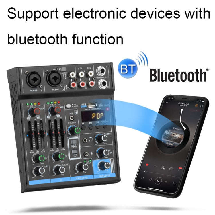 USB Balanced 4-ways Home Computer Recording Bluetooth Sound Card(M4)
