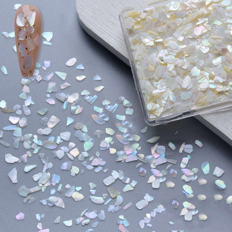 Nail Art Decoration Seashell Fragment Nail Decoration, Style: 03 Smooth