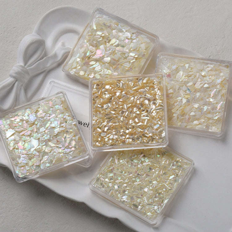 Nail Art Decoration Seashell Fragment Nail Decoration, Style: 03 Smooth