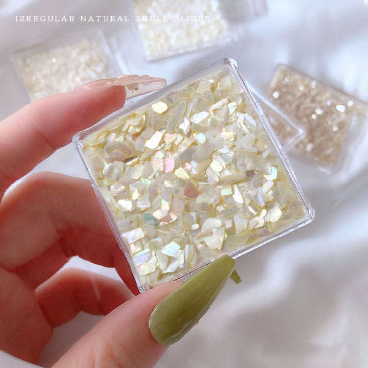 Nail Art Decoration Seashell Fragment Nail Decoration, Style: 03 Smooth