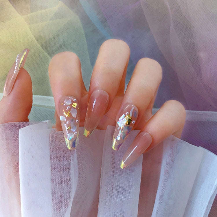 Nail Art Decoration Seashell Fragment Nail Decoration, Style: 03 Smooth