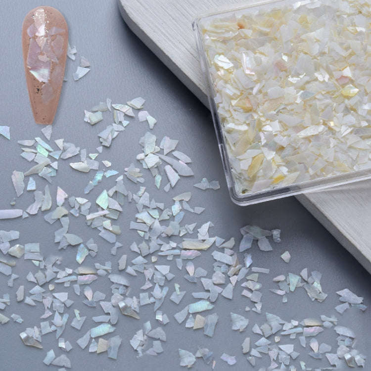 Nail Art Decoration Seashell Fragment Nail Decoration, Style: 05 White
