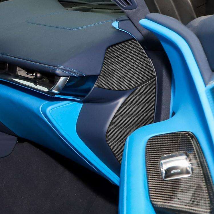 For Chevrolet Corvette C8 4pcs /Set Front Slot Decoration Sticker(Black)